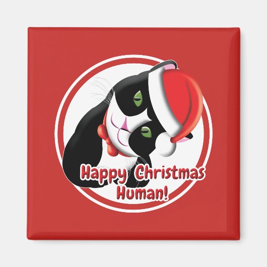 Santa Cat Magneet (Voorkant)