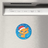 Santa Cat Magneet (Insitu (Vaatwasser))