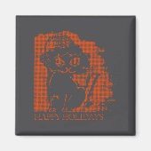 Santa Cat  Magneet (Voorkant)