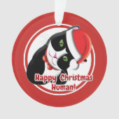 Santa Cat Ornament (voorkant)