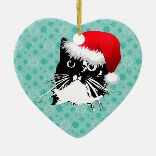 Santa Cat Ornament (Voorkant)