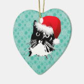 Santa Cat Ornament (Links)