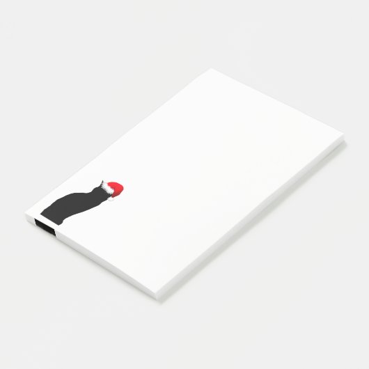 Santa Cat Post-it Notes (Schuin)