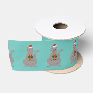 Santa Cat Satijnen Lint