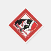 Santa Cat Servet (Hoek)