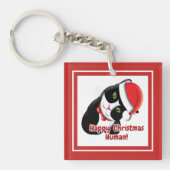 Santa Cat Sleutelhanger (voorkant)
