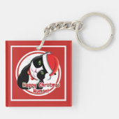 Santa Cat Sleutelhanger (Achterkant)