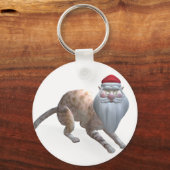 Santa Cat Sleutelhanger (Voorkant)