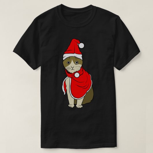 Santa Cat T-shirt (Design voorkant)