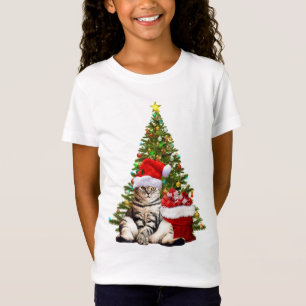 Santa Cat T-shirt