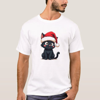 Santa Cat T-shirt