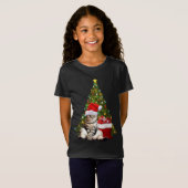 Santa Cat T-shirt (Voorkant volledig)