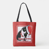Santa Cat Tote Bag (Achterkant)