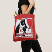 Santa Cat Tote Bag (Dichtbij)