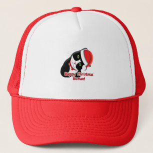 Santa Cat Trucker Pet