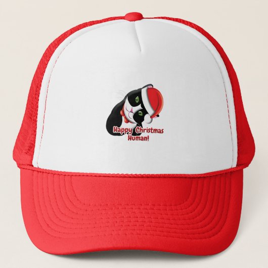 Santa Cat Trucker Pet (Voorkant)