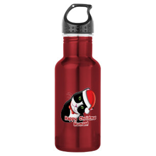 Santa Cat Waterfles