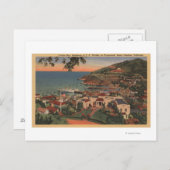Santa Catalina, CA - Avalon Bay Briefkaart (Voorkant / Achterkant)