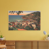 Santa Catalina, CA - Avalon Bay Canvas Afdruk (Insitu (Woonkamer))