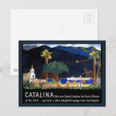 Santa Catalina California Briefkaart (Voorkant / Achterkant)