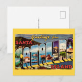 Santa Catalina-eiland ansichtkaart Briefkaart (Voorkant / Achterkant)