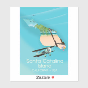 Santa Catalina-eiland Californië VS Sticker