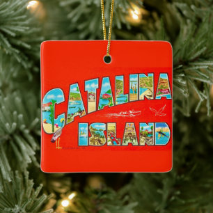 Santa Catalina-eiland Keramisch Ornament