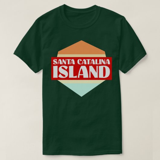Santa Catalina-eiland T-shirt (Design voorkant)