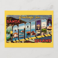 Santa Catalina Island Ansichtkaart
