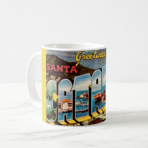 Santa Catalina Island-ansichtkaart Koffiemok