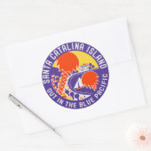 Santa Catalina Island Bagage Sticker (Envelop)