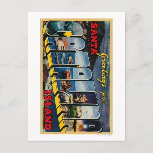 Santa Catalina Island Briefkaart (Voorkant)