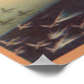 Santa Catalina Island, CA Casino, Vliegende vis Poster (Hoek)