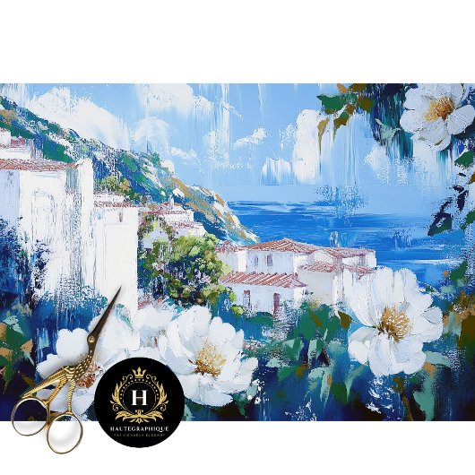 Santa Catalina Island California Decoupage Tissuepapier