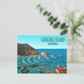 Santa Catalina Island California Flat Kaart (Staand voorkant)