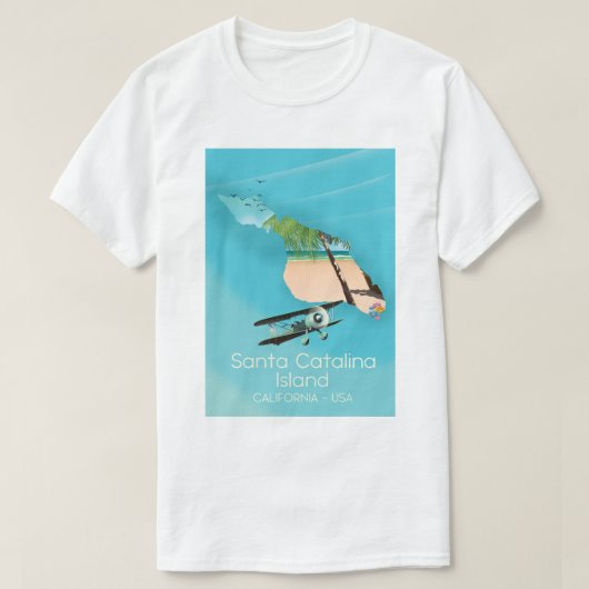 Santa Catalina Island, California, Verenigde State T-shirt (Design voorkant)