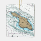 Santa Catalina Keramisch Ornament (Links)