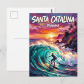 Santa Catalina Panama Briefkaart (Voorkant / Achterkant)