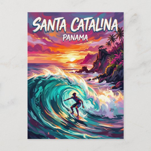 Santa Catalina Panama Briefkaart (Voorkant)