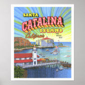Santa Catalina Poster met Rand 14 x 17 (Voorkant)