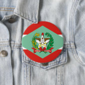Santa Catarina, Brazilië Ronde Button 4,0 Cm (In situ)