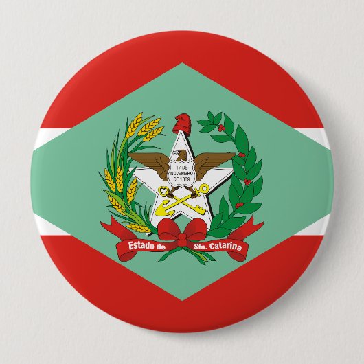 Santa Catarina, Brazilië Ronde Button 4,0 Cm (Voorkant)