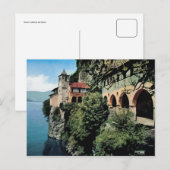 Santa Caterina del Sasso Lake Maggiore Briefkaart (Voorkant / Achterkant)