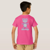 Santa Caught voor Kira T-shirt (Achterkant volledig)