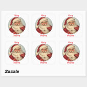  Santa Caus illustratie 2 Vierkante Sticker (Vel)
