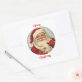  Santa Caus illustratie 2 Vierkante Sticker (Envelop)