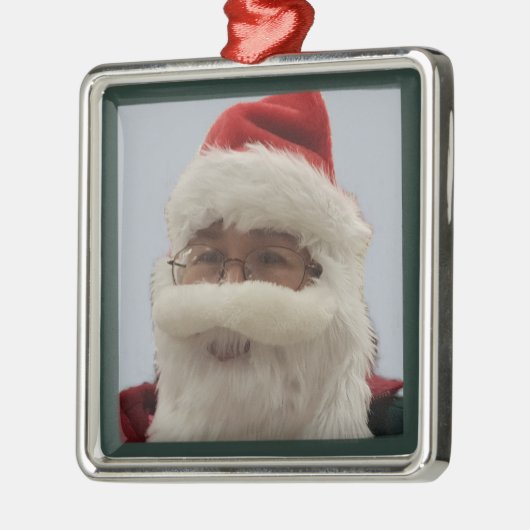Santa Ceramic Ornament (Links)