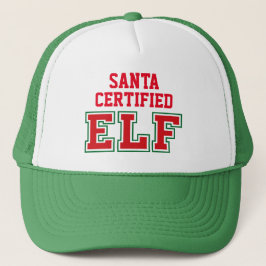 Santa Certified Elf Trucker Pet
