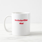 Santa Certified Nice Koffiemok (Links)