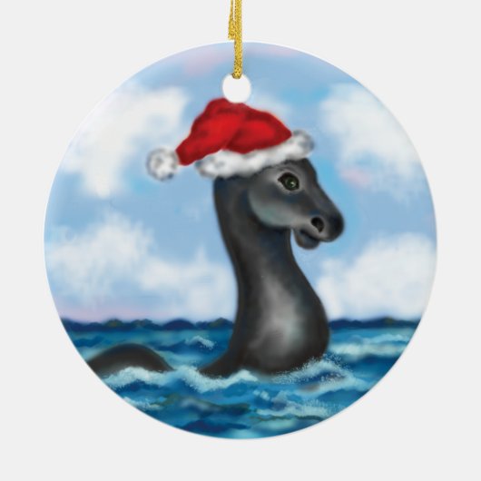 Santa Champ Ornament (Achterkant)